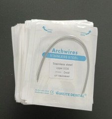 Dental Orthodontic Arcos Stainless Steel Arch Wires Round Wires Ovoid 10pc/pack