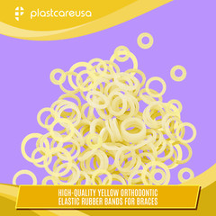 Latex Elastics Rubber Bands Orthodontic Dental Braces Teeth – Light Medium Heavy