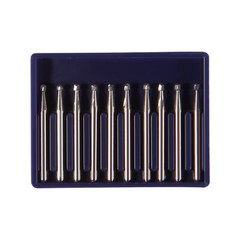 10pc/pack Dental Round Carbide Steel Tungsten Burs FG-3 for High Speed Handpiece