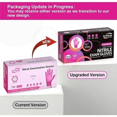 Fuchsia Nitrile Gloves Latex-Free Food-Safe Multipurpose Hand Protection 50ct US