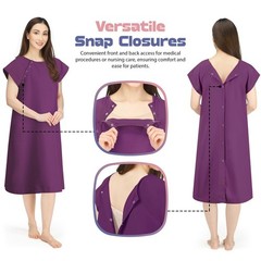 NY Threads Women’s Hospital Gown Soft and Stylish Comfortable Patient Gown,…