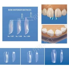 Dental Proximal Anterior Strips Polyester Matrix Bands Clear Anterior Matrices