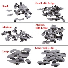 300PCS Dental Metal Matrices Matrix Band Sectional Contoured Refill S/M/L 35μm