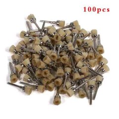 Dental Nylon Bristle Rubber Latch Flat Prophy Cups Polishing Brushes Prophylaxis