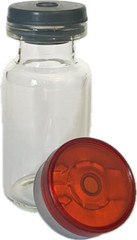10mL Clear Vials (10) Flip Top Seals (BUYER SEALS W/CRIMPING TOOL NOT INCLUDED)