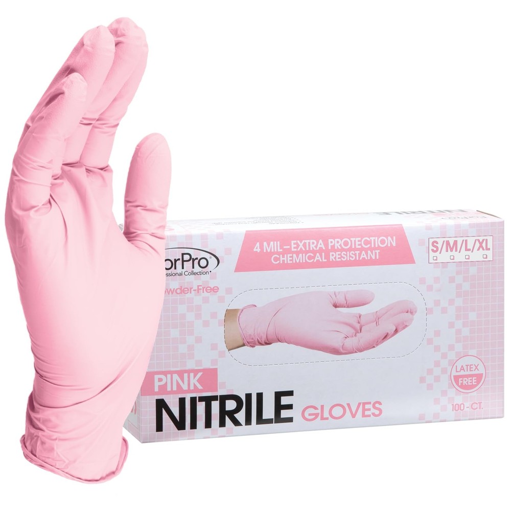 ForPro Professional Collection Disposable Nitrile Gloves, Chemical Resistant,…