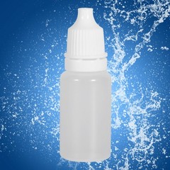 50pcs Small Plastic Bottle Pipette Dropper 10mL Container Liquid Screw Cap Clear