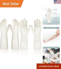 Medium Nitrile Cleaning Gloves – 15 Inches of Skid-Resistant Comfort & Strength