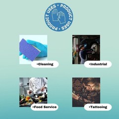 Medium 3 MIL Textured Blue Nitrile Powder-Free Gloves 2000 Pieces
