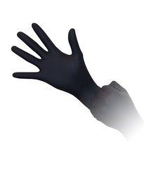 1000 Black Nitrile Exam Gloves L Large, 5 Mil, Aurelia Bold, Disposable