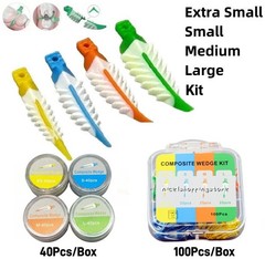 75Type Dental Matrix Bands Ring Sectional Matrice Clamp Fit Garrison Palodent V3