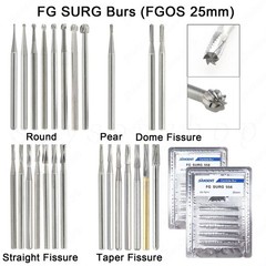 Dental Surgical Burs Drills High Speed FG 19/25mm Round Composite Polishing Bur