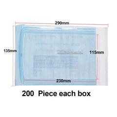 200x Self Sealing Sterilization Pouch Bags Disposable Dental Sterile Bag Pouches