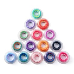 Dental Orthodontic Elastic Ultra Power Chains Rubber Band For Braces 2 Colors