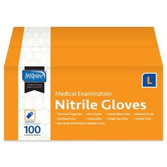 Inspire Nitrile Exam Gloves | The Original Quality Stretch Nitrile Cobalt Blue |