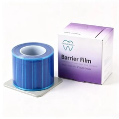 Dental Blue Barrier Film 4”x6” 1200 Sheets Infection Control Sticky Wrap