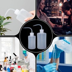 2 Pack 500ml Squeeze Bottles for Cleaning Watering and Lab Use