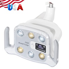 Dental 8W/9W 6 LED Shadowless Oral Lamp/3.5X Surgical Headband Binocular Loupes