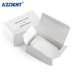 AZDENT 200pcs/box Dental Panorama Bite Block Cover Sleeves/Protective Film/1″x2″