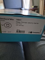 Coloplast SenSura Mio Convex 16941 Deep Convex Pre-Cut Ostomy Barrier 2-Pc