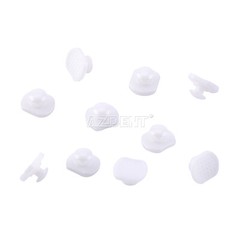 AZDENT Dental Orthodontic Lingual Buttons Bondable Round Rectangular Mesh Base