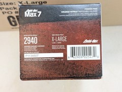 Ambi-dex® Max 7 2940 Disposable Nitrile Gloves Powder Free Textured 7 mil Orange