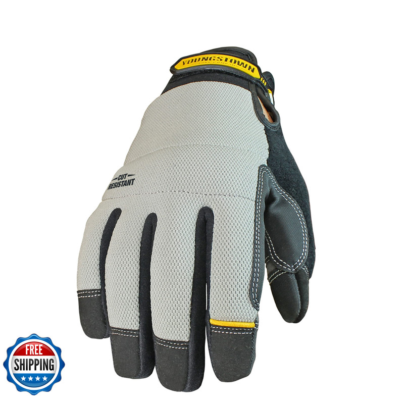 Youngstown Glove Company Unisex Adult Kevlar Work Gloves Gray 3X-Large Us