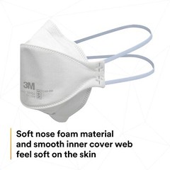 3M Aura 9205+ N95 Particulate Respirator Disposable Protective Mask(5~1000 pcs)