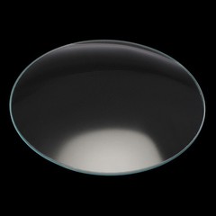 6Pcs 90mm Dia Watch Glass Beaker Cover Smooth Edges Chamfered Arc Transparent