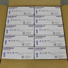 (1000) Kimtech Spectrum Exam Gloves 62820, Size 7 / Small, Blue Nitrile, 6 mil