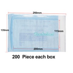 200*Self-sealing Sterilization Pouch Bags Dental Disposable Sterilizer Bag Pouch