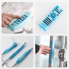 Barrier Film Tattoo Plastic Wrap Blue w/ Dispenser Box 4″ x 6″ 1 Roll 1200 Sheet