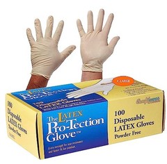 Comfitwear 100 Count X Large Powder Free White Latex Gloves Pack of 1