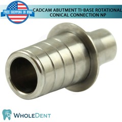 5x Dental Narrow Rotational Titanium Base Conical Hex 2.25mm Connection