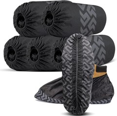 Shoe Covers Disposable 50 Pack 25 Pairs Durable Non-Slip Water Resistant & Boot