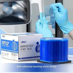4 Rolls JMU Dental 4″x6″ Barrier Film Tape Adhesive Tattoo 1200 Perforated Sheet