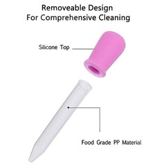 Shuiniba 5ml Liquid Droppers Medicine Silicone and Plastic Multiple Colors