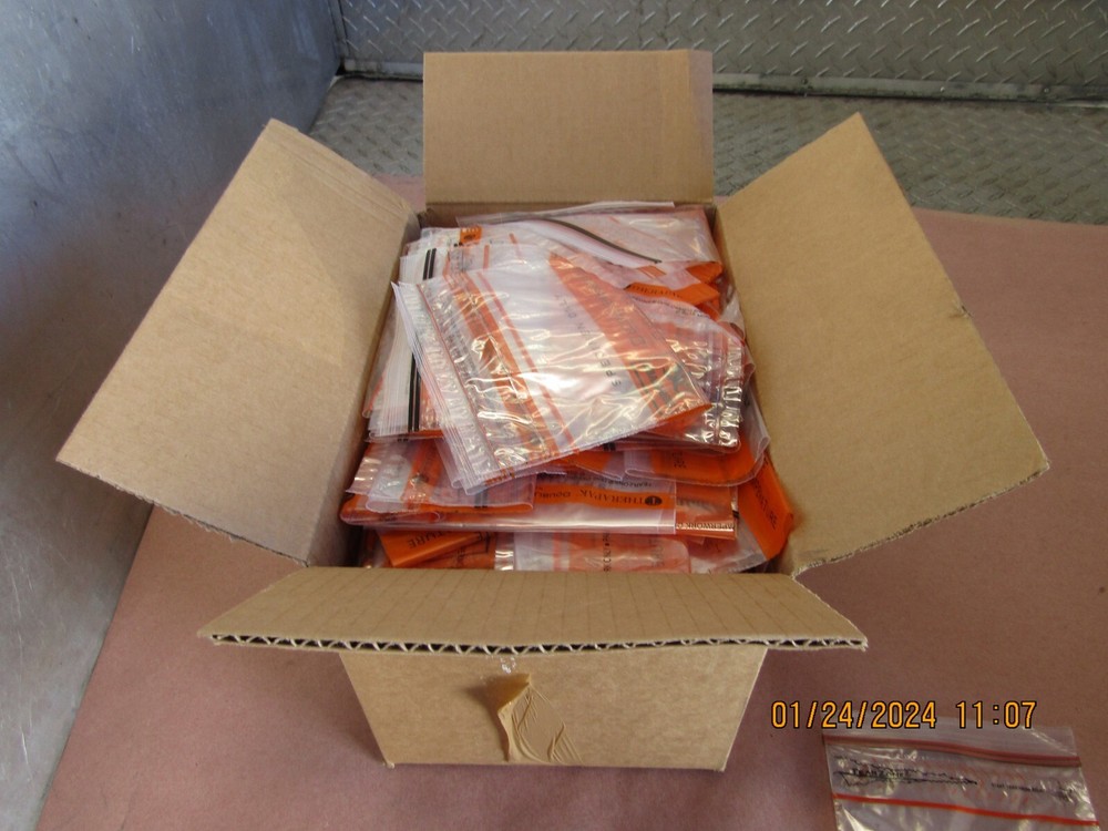 6″ x 9″ Biohazard Specimen Transport Bag + Pouch Box Lot of 500 or more 856