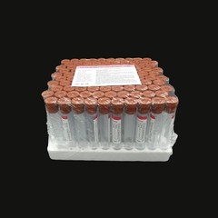 10ml Red Plug Top Vacuum Blood Collection Tubes, Clot Activator Tube, 100/pack