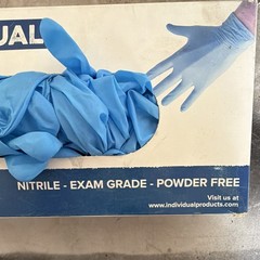 Individual Nitrile Exam Grade Powder-Free Latex-Free Gloves XL SAGLN0005