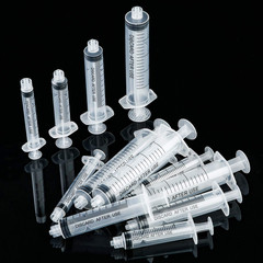 20 Pack Syringe without Needle, Plastic Curved Syringes for Epoxy Resin, Craft,