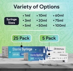 Plastic Syringes without Needle 5ml 10ml 20m 5ml 1ml Luer Lock Sterile Syringe