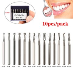 Dental Round Carbide Burs for Friction Grip High FG 19mm Types