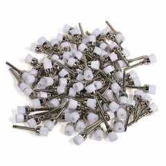 Dental Latch Type Prophy Polishing Brushes brush Flat Nylon Bristles New