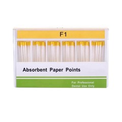 100 Pcs/Box Endodontic Dental Root Canal Absorbent Paper Points F1/F2/F3/F1-F3