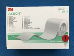 3M Durapore Surgical tape 3”x10yards Hypoallergenic 1 Roll #1538-3