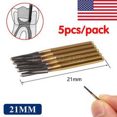 10 Pcs Dental Endodontic Tungsten Carbide Burs Set FG Endo-Z Zekrya 21mm Drill