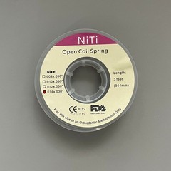 1 Roll Dental Orthodontic Niti Open Coil Spring Spool Dia.014 Inch Length 914mm
