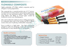Prime-Dent Flowable Light Cure Dental Composite 4 Syringe Kit – B1 Shade