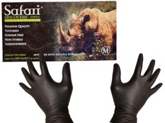 Black Nitrile Exam Glove Size Small, Medium, Large, XL (Box of 100)